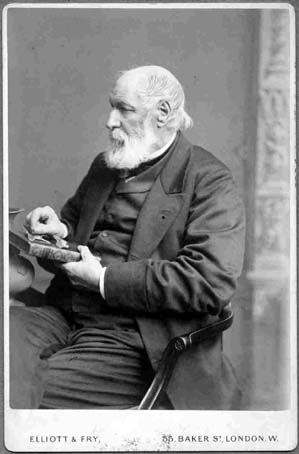 photo of William Backhouse, with evidence of retouching