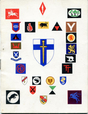 cover of programme for thanksgiving service