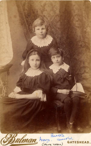 Mary, Bertha & Arnold Spence Watson