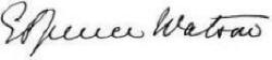 signature of Elizabeth Spence Watson