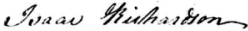 signature of Isaac Richardson