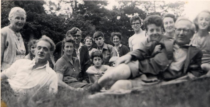 the extended family, at Middleton in Teesdale