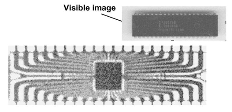 one of the first images by Teraherz radiation