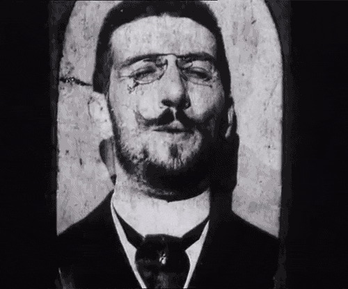 animated gif of Georges Demeny speaking