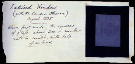 first negative, by Talbot