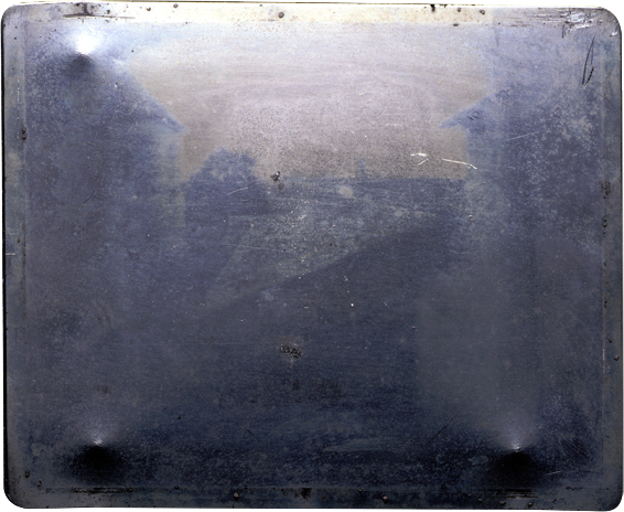 View from the window at Le Gras, by Niépce